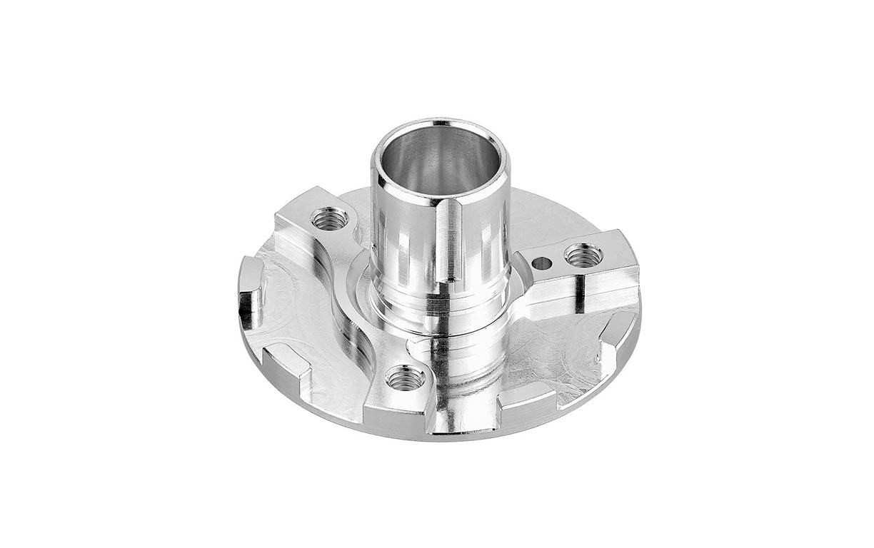 Micromotor precision machined flange